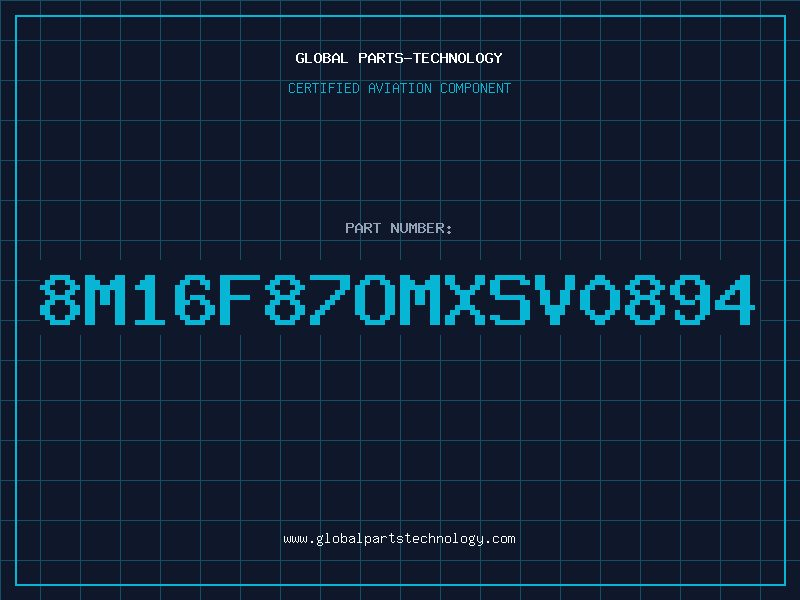 Aviation Part 8M16F87OMXSV0894