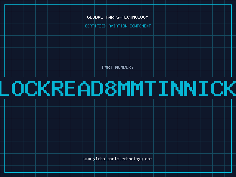 Aviation Part 8MMSCREWLOCKREAD8MMTINNICKELFINISH