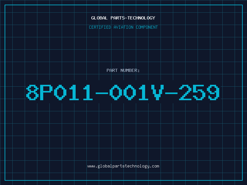 Aviation Part 8P011-001V-259