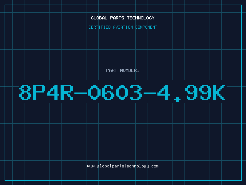 Aviation Part 8P4R-0603-4.99K