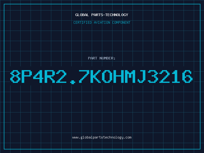 Aviation Part 8P4R2.7KOHMJ3216