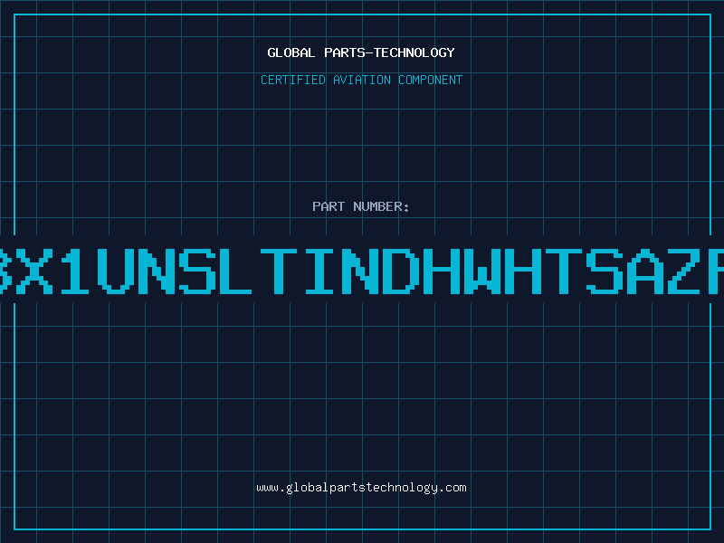 Aviation Part 8X1UNSLTINDHWHTSAZP