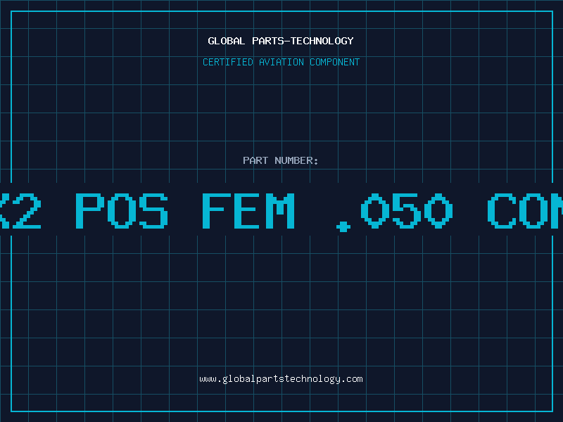 Aviation Part 8X2 POS FEM .050 CONN