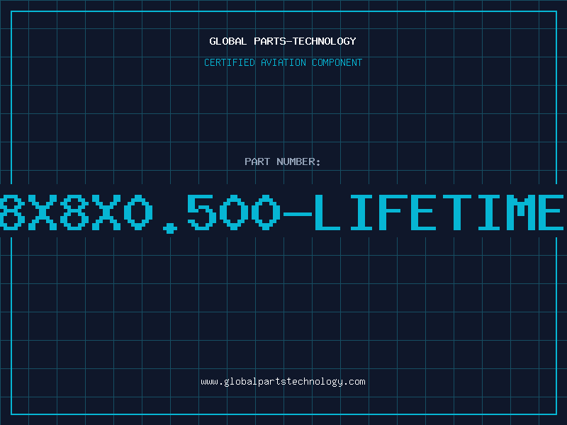 Aviation Part 8X8X0.500-LIFETIME