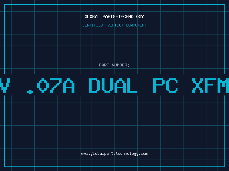 Aviation Part 8v .07a Dual PC Xfmr