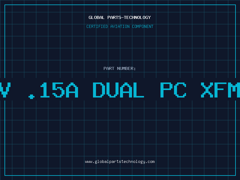 Aviation Part 8v .15a Dual PC Xfmr