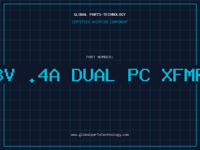 Aviation Part 8v .4a Dual PC Xfmr