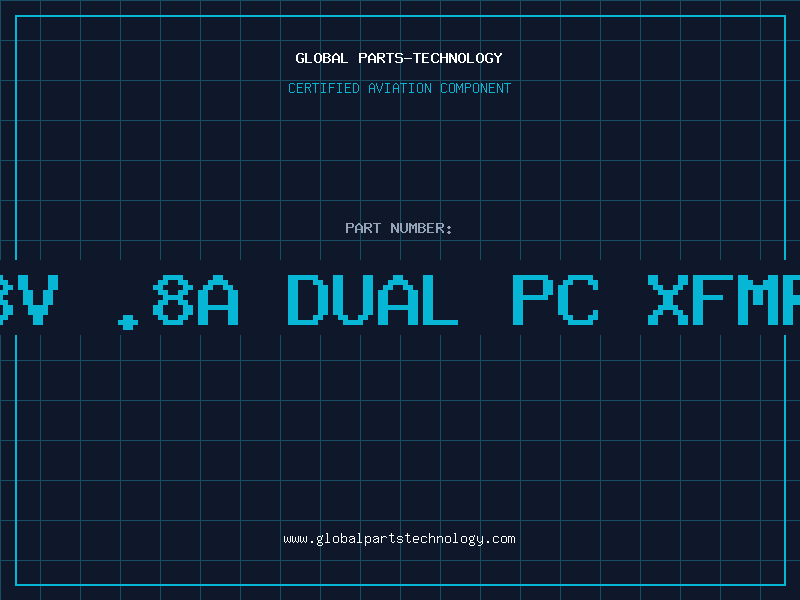 Aviation Part 8v .8a Dual PC Xfmr