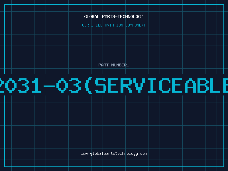 Aviation Part 9-112031-03(serviceablepart