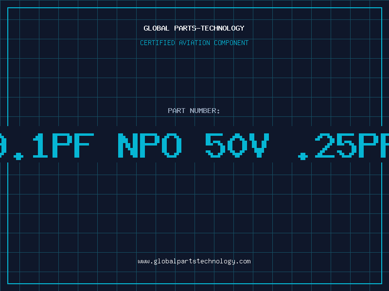 Aviation Part 9.1PF NPO 50V .25PF