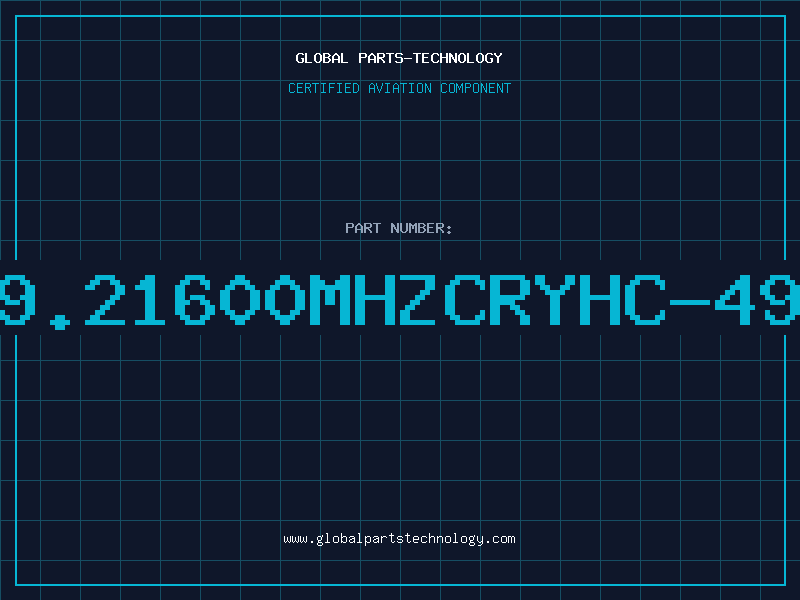 Aviation Part 9.21600MHZCRYHC-49