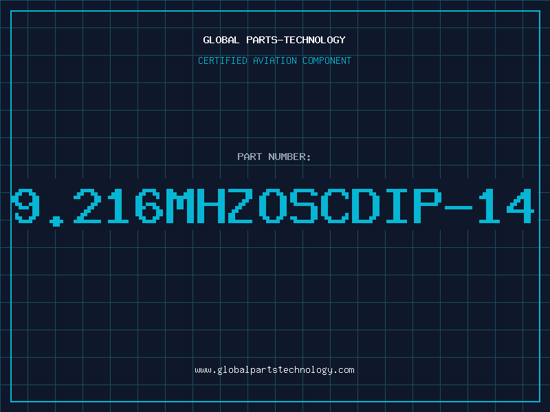 Aviation Part 9.216MHZOSCDIP-14