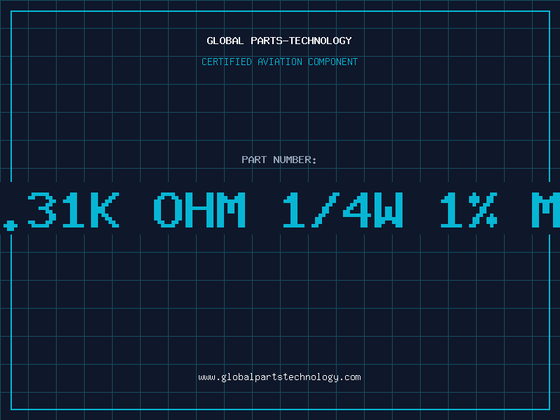 Aviation Part 9.31K OHM 1/4W 1% MF