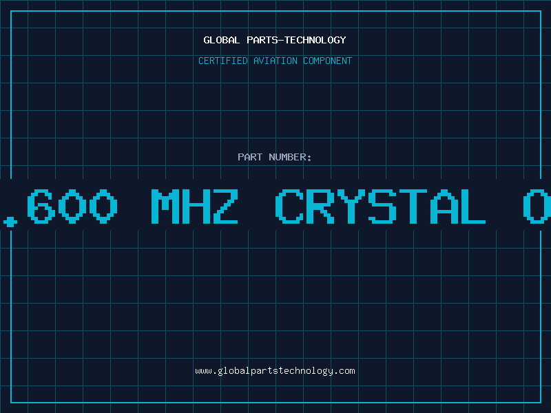 Aviation Part 9.600 MHZ CRYSTAL OS