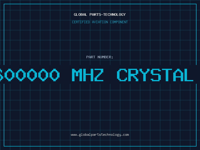 Aviation Part 9.600000 MHZ CRYSTAL OS