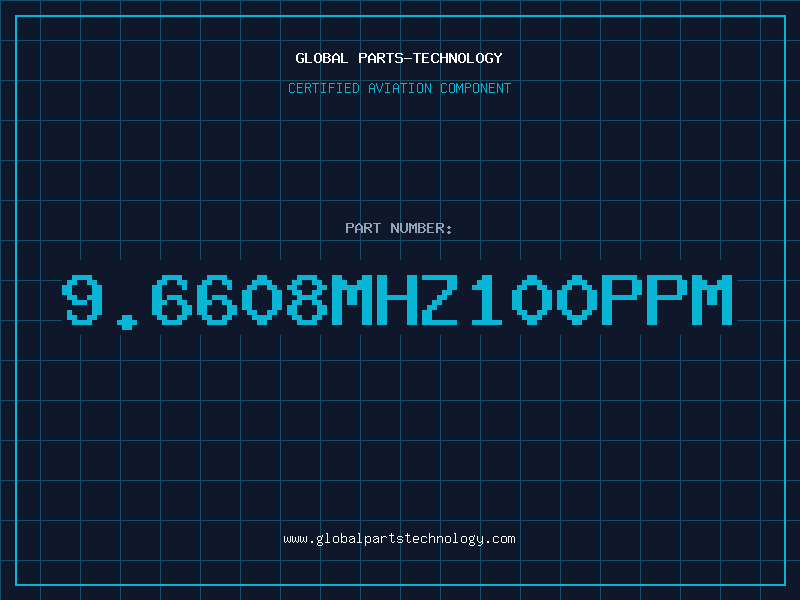 Aviation Part 9.6608MHZ100PPM