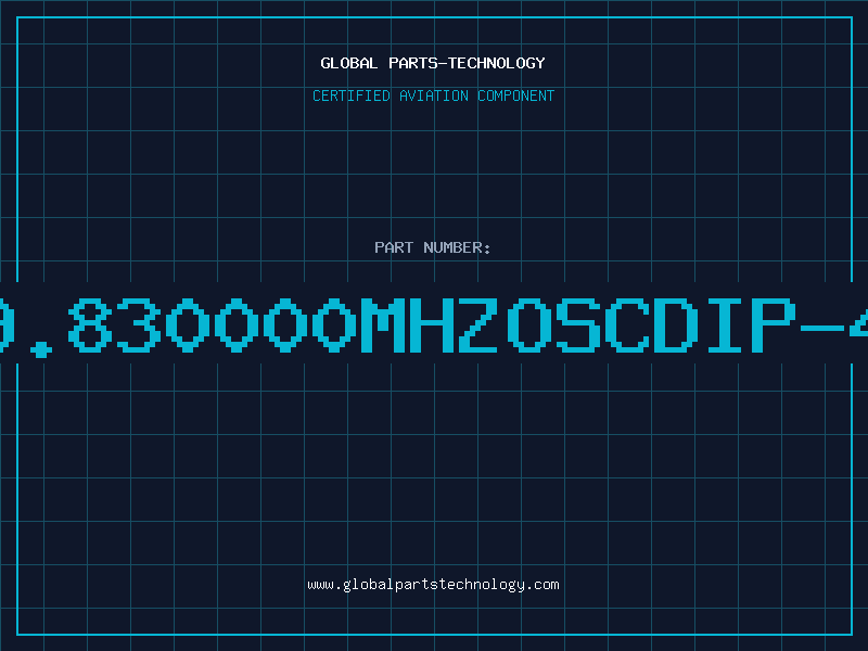 Aviation Part 9.830000MHZOSCDIP-4