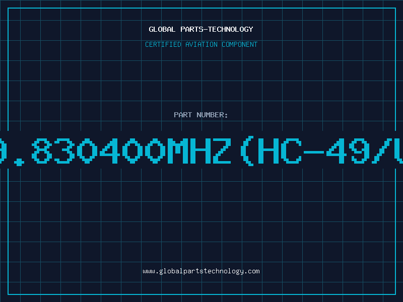 Aviation Part 9.830400MHz(HC-49/U