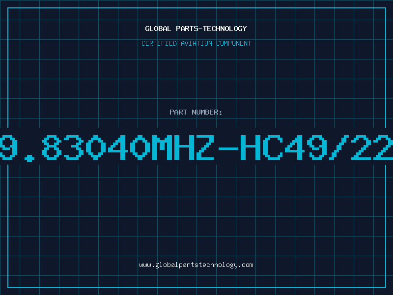 Aviation Part 9.83040MHZ-HC49/22