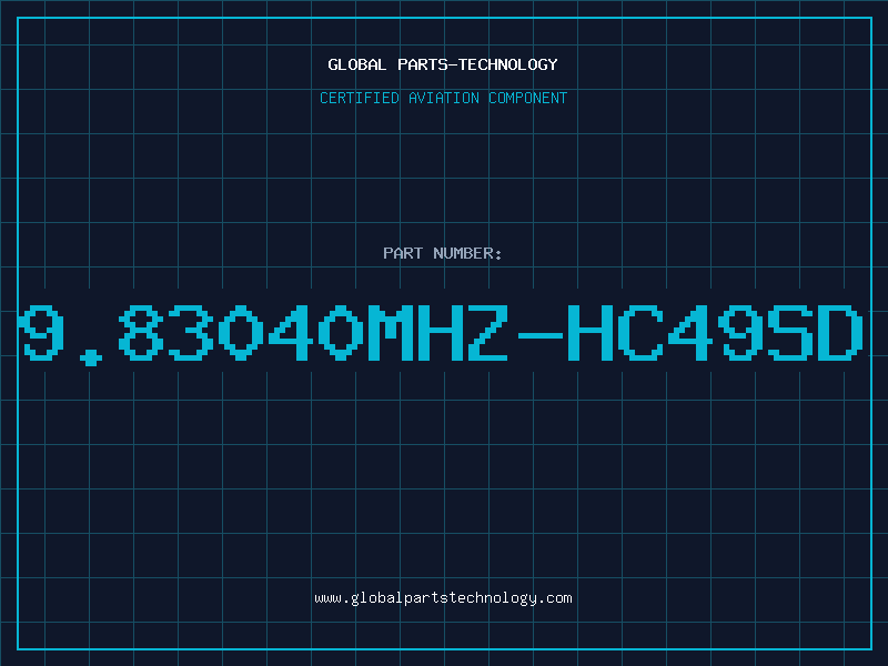 Aviation Part 9.83040MHZ-HC49SD
