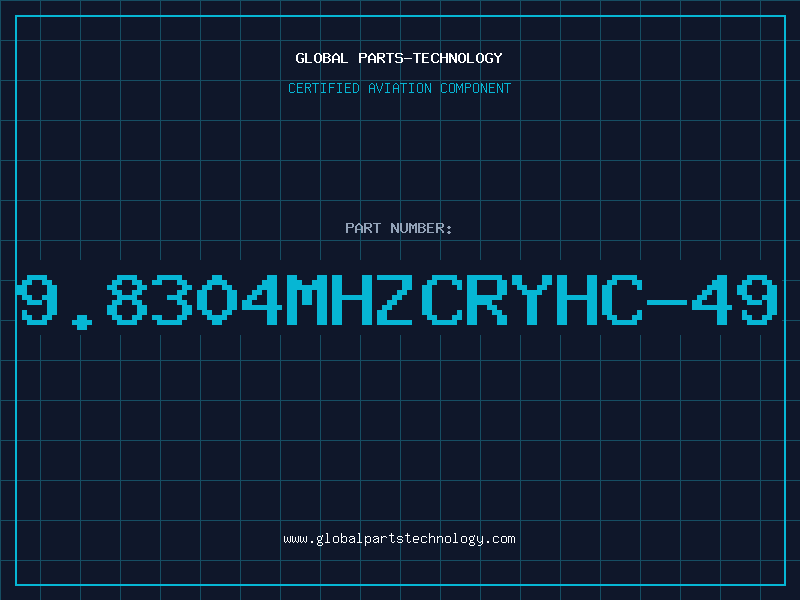 Aviation Part 9.8304MHZCRYHC-49