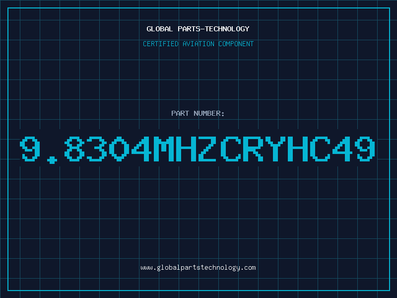 Aviation Part 9.8304MHZCRYHC49