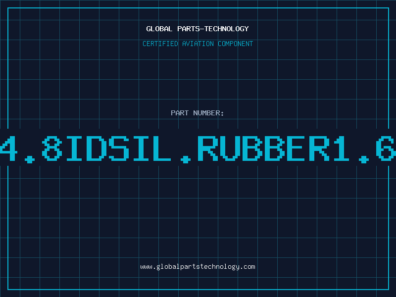 Aviation Part 910-0048-0164.8IDSIL.RUBBER1.6MMWALLTUBING