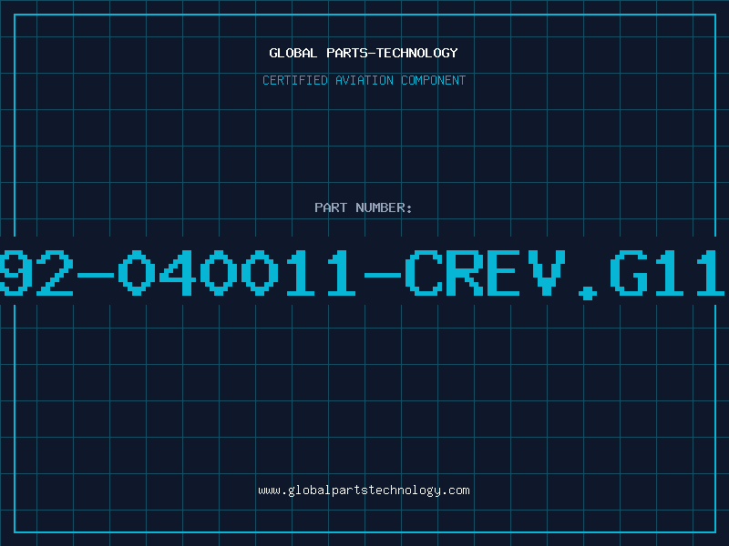 Aviation Part 92-040011-CREV.G11