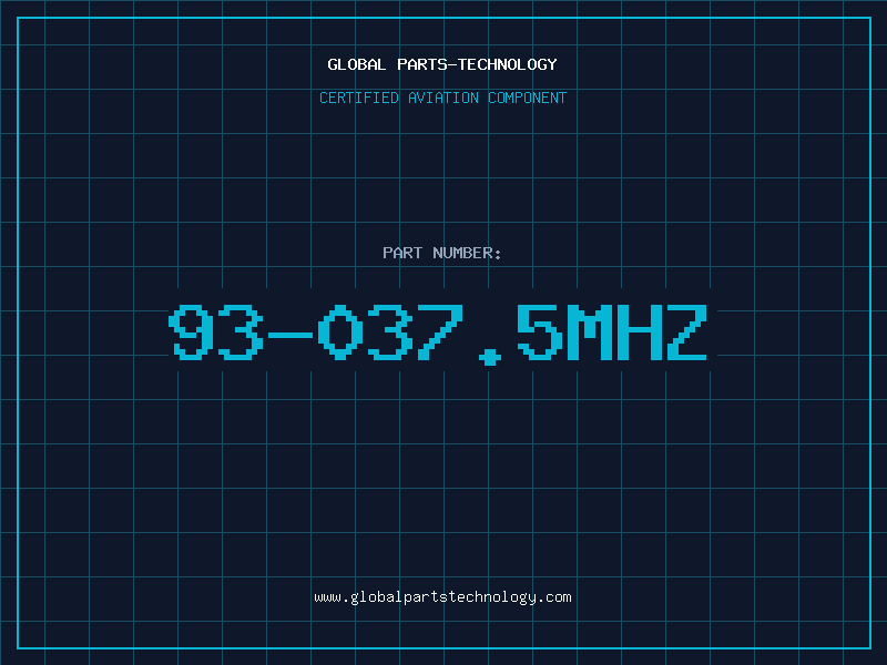 Aviation Part 93-037.5MHZ