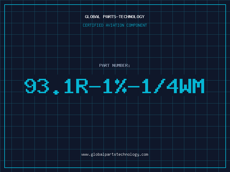 Aviation Part 93.1R-1%-1/4WM