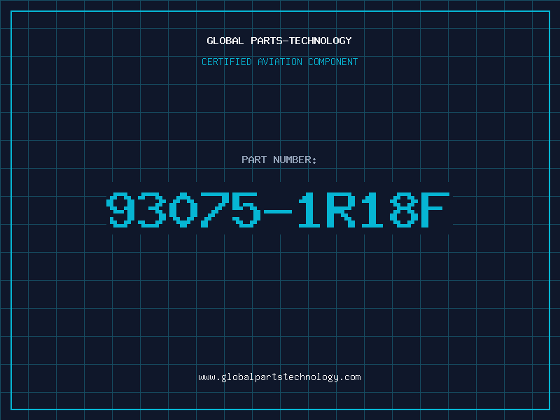 Aviation Part 93075-1R18F