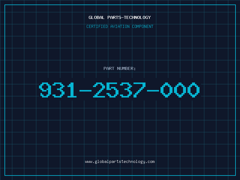 Aviation Part 931-2537-000