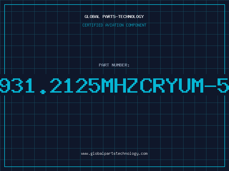 Aviation Part 931.2125MHZCRYUM-5