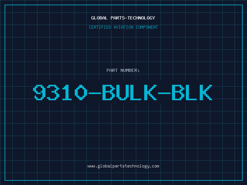 Aviation Part 9310-BULK-BLK