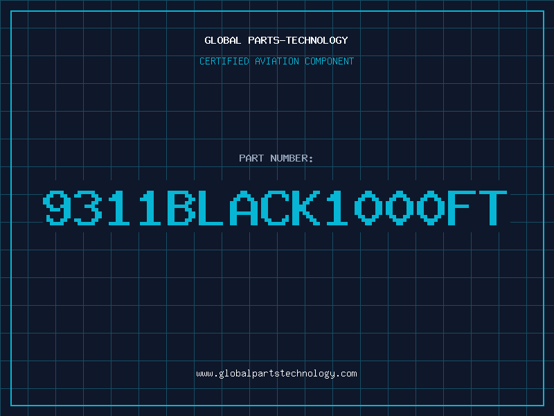 Aviation Part 9311BLACK1000FT