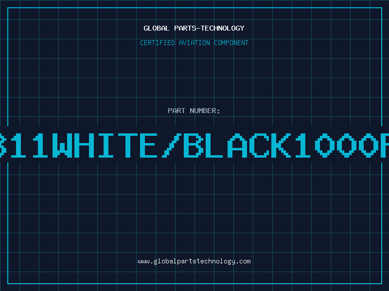 Aviation Part 9311WHITE/BLACK1000FT