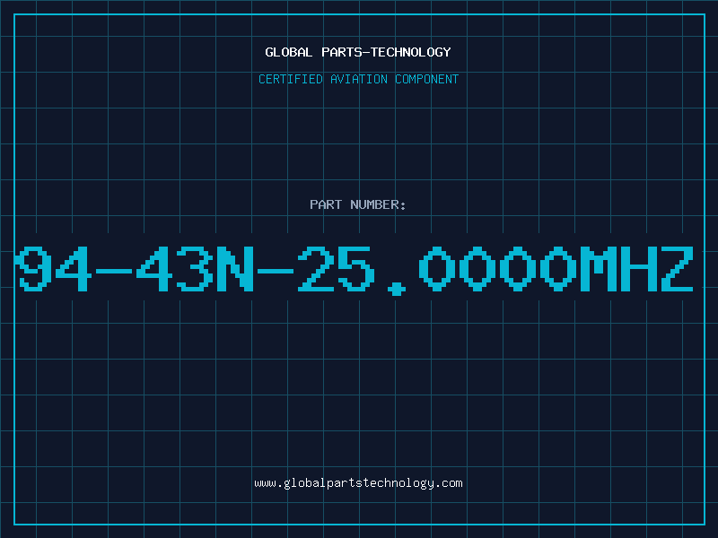 Aviation Part 94-43N-25.0000MHZ