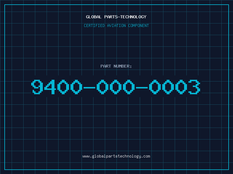Aviation Part 9400-000-0003