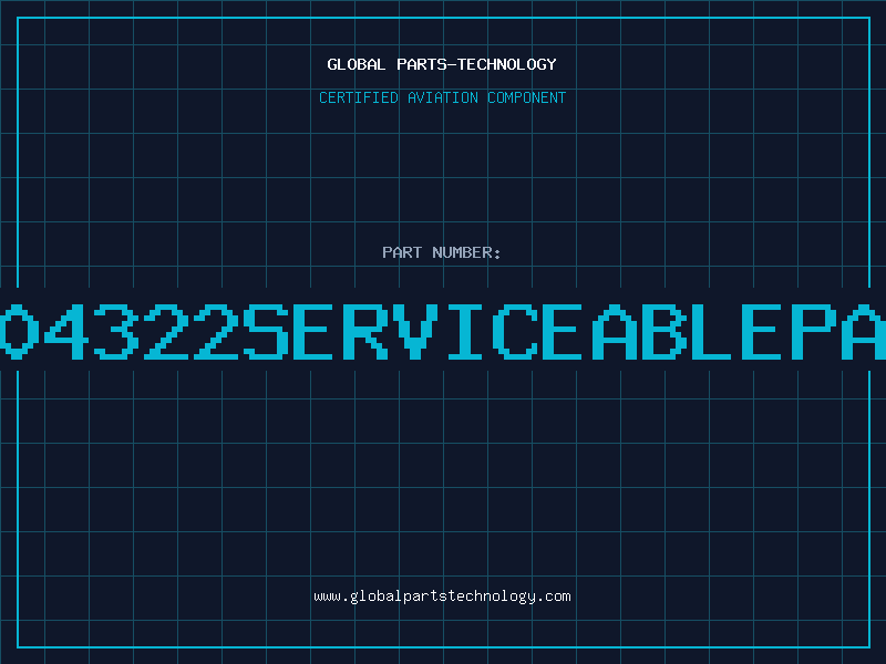 Aviation Part 9404322serviceablepart