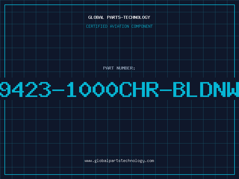 Aviation Part 9423-1000CHR-BLDNW