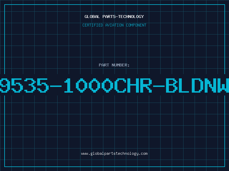 Aviation Part 9535-1000CHR-BLDNW