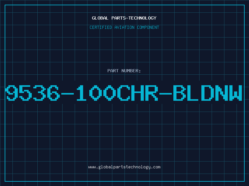 Aviation Part 9536-100CHR-BLDNW