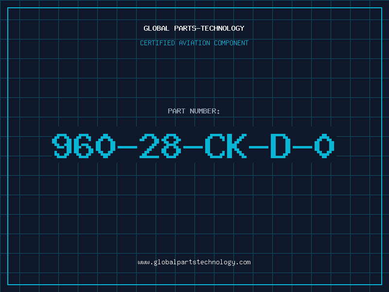 Aviation Part 960-28-CK-D-0