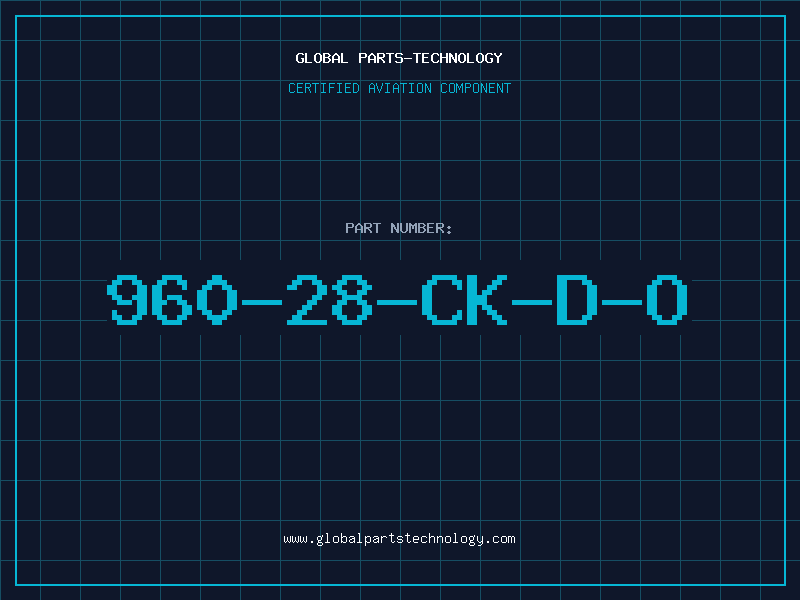 Aviation Part 960-28-CK-D-O