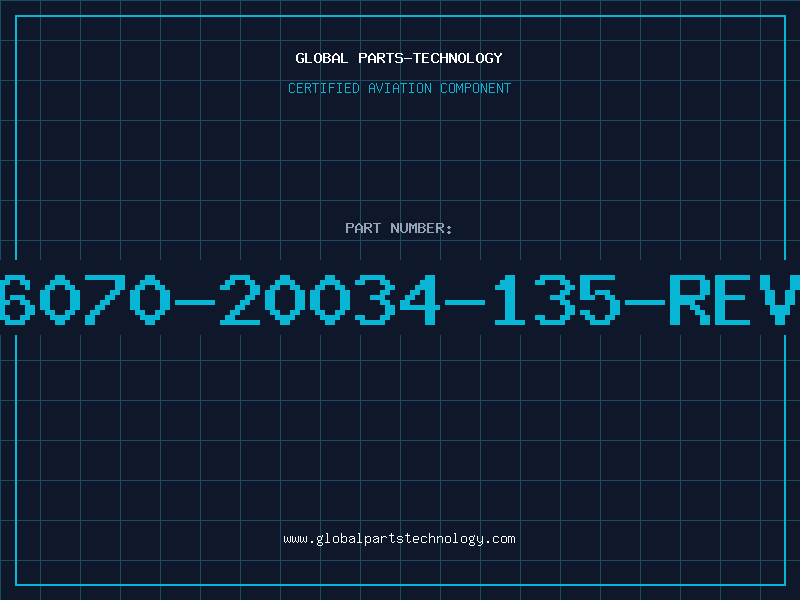 Aviation Part 96070-20034-135-REVF