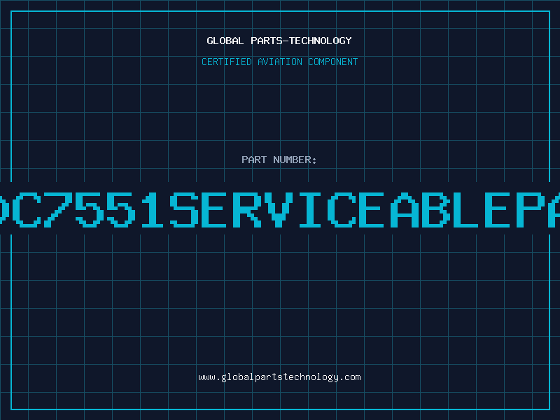 Aviation Part 960C7551serviceablepart