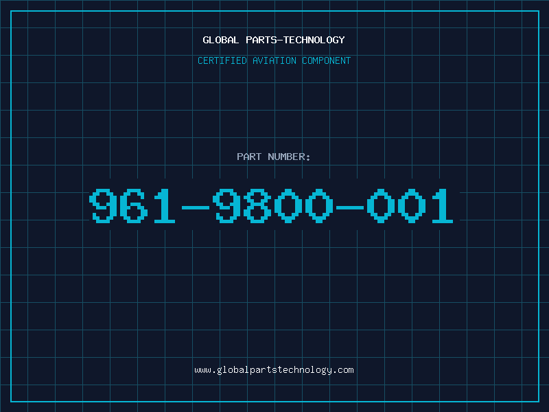 Aviation Part 961-9800-001