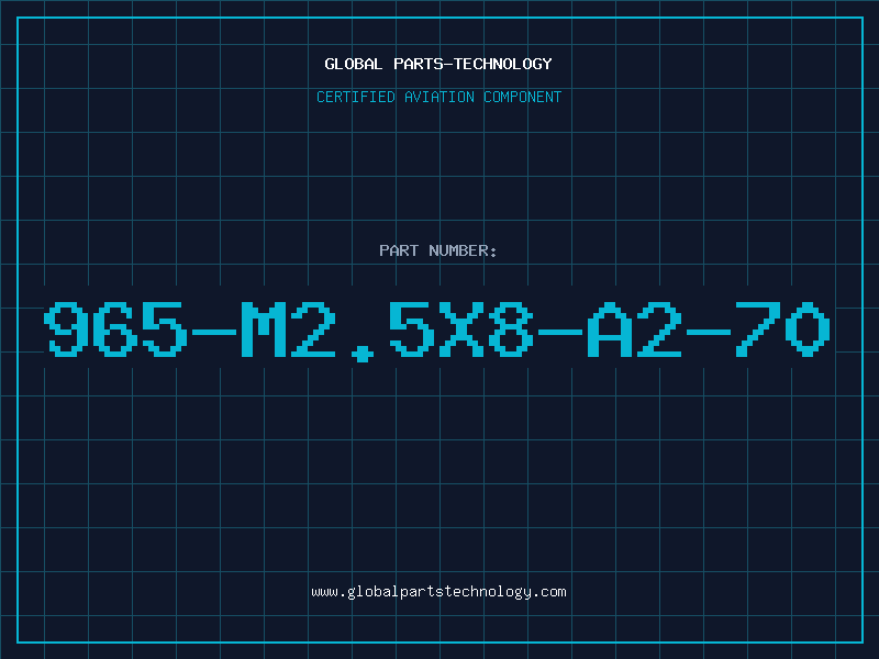 Aviation Part 965-M2.5X8-A2-70