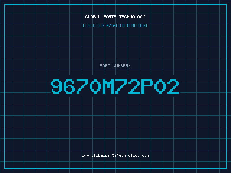 Aviation Part 9670M72P02