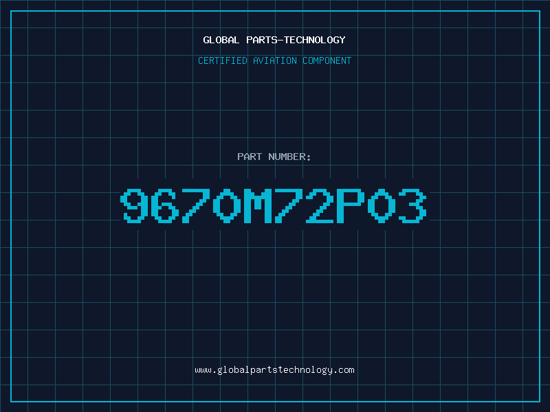Aviation Part 9670M72P03